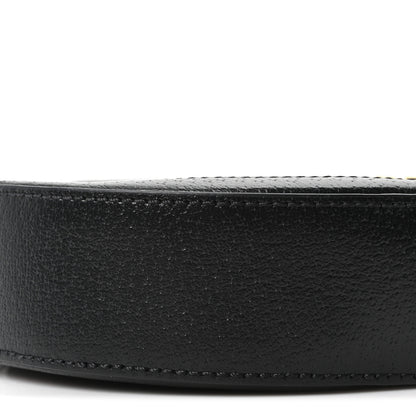 Gucci Grained Calfskin Web Mini Ophidia Round Shoulder Bag Black 10 of 10