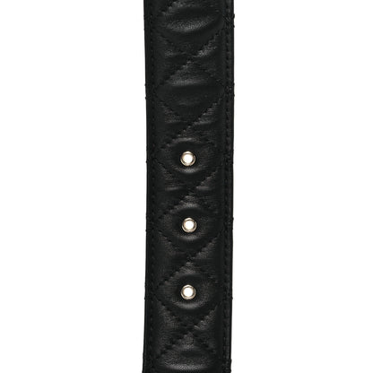 Chanel Lambskin Quilted CC Chain Belt 85 34 Black 6 of 7