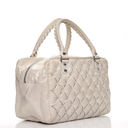 Balenciaga Chevre Quilted Matelasse MM White 3 of 16