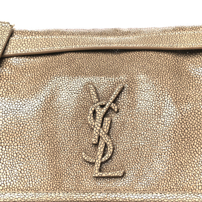 Saint Laurent Stingray Embossed Monogram Medium Niki Chain Satchel Beige 8 of 11