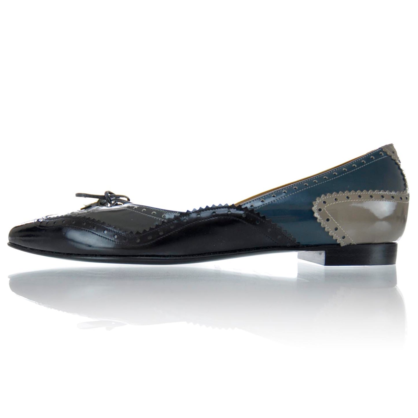 Leather Wing Tip Flats 35.5