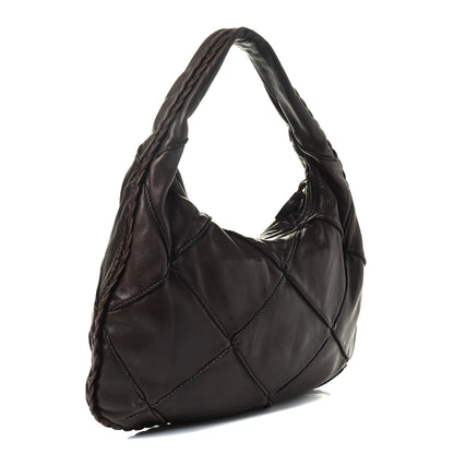 Bottega Veneta Nappa Quilted Medium Veneta Hobo Ebano 2 of 8