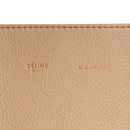 Celine Calfskin Medium Horizontal Cabas Phantom Light Khaki 8 of 8