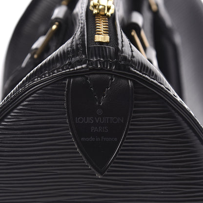Louis Vuitton Epi Speedy 25 Black 6 of 10