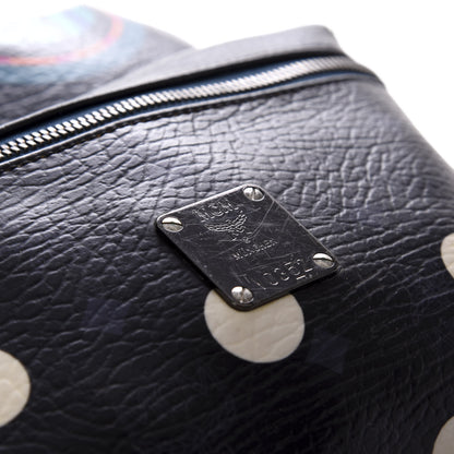 MCM Wrinkled Visetos Small Craig & Karl Beyond Snowdome Backpack Black 8 of 12