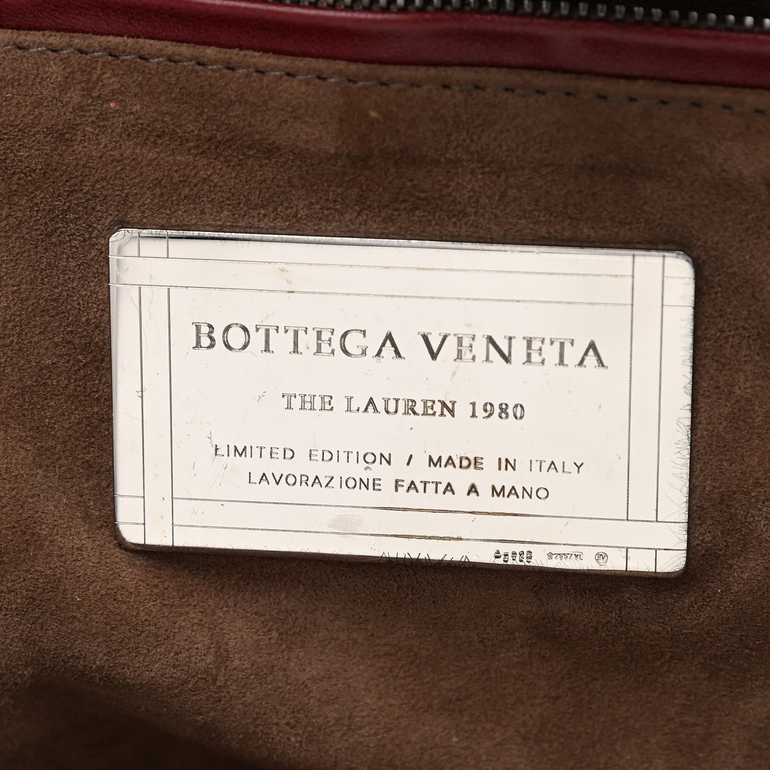 Bottega Veneta Nappa Intrecciato The Lauren 1980 Clutch Gigolo Red 7 of 10