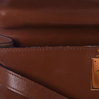 Hermes Box Kelly Sellier 28 Noisette 12 of 22