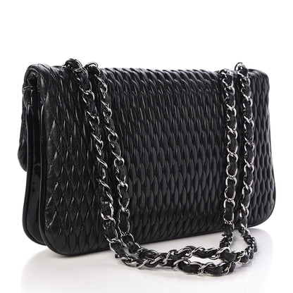Chanel Vinyl Lambskin Quilted Shoulder Flap Black 3 of 10