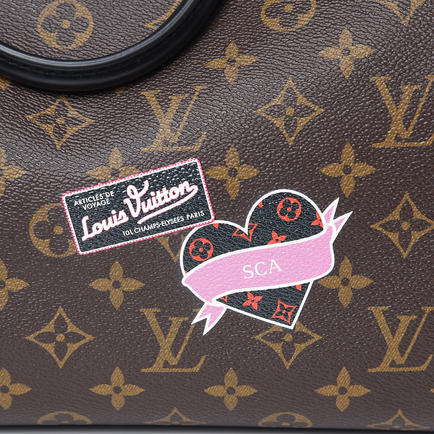 Louis Vuitton Monogram My World Tour Speedy Bandouliere 30 Black 7 of 10