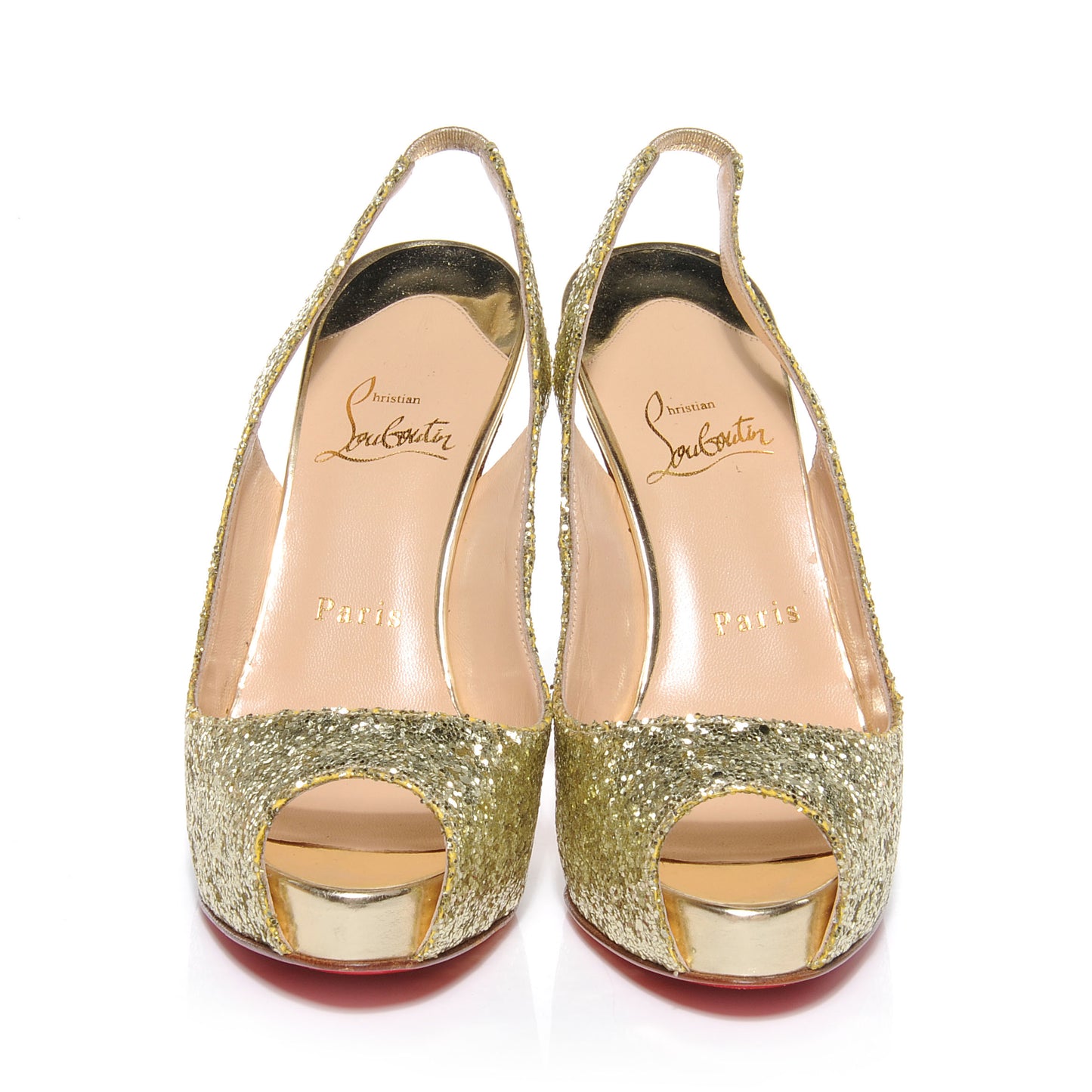 Glitter No Prive 120 Pumps 36.5 Gold