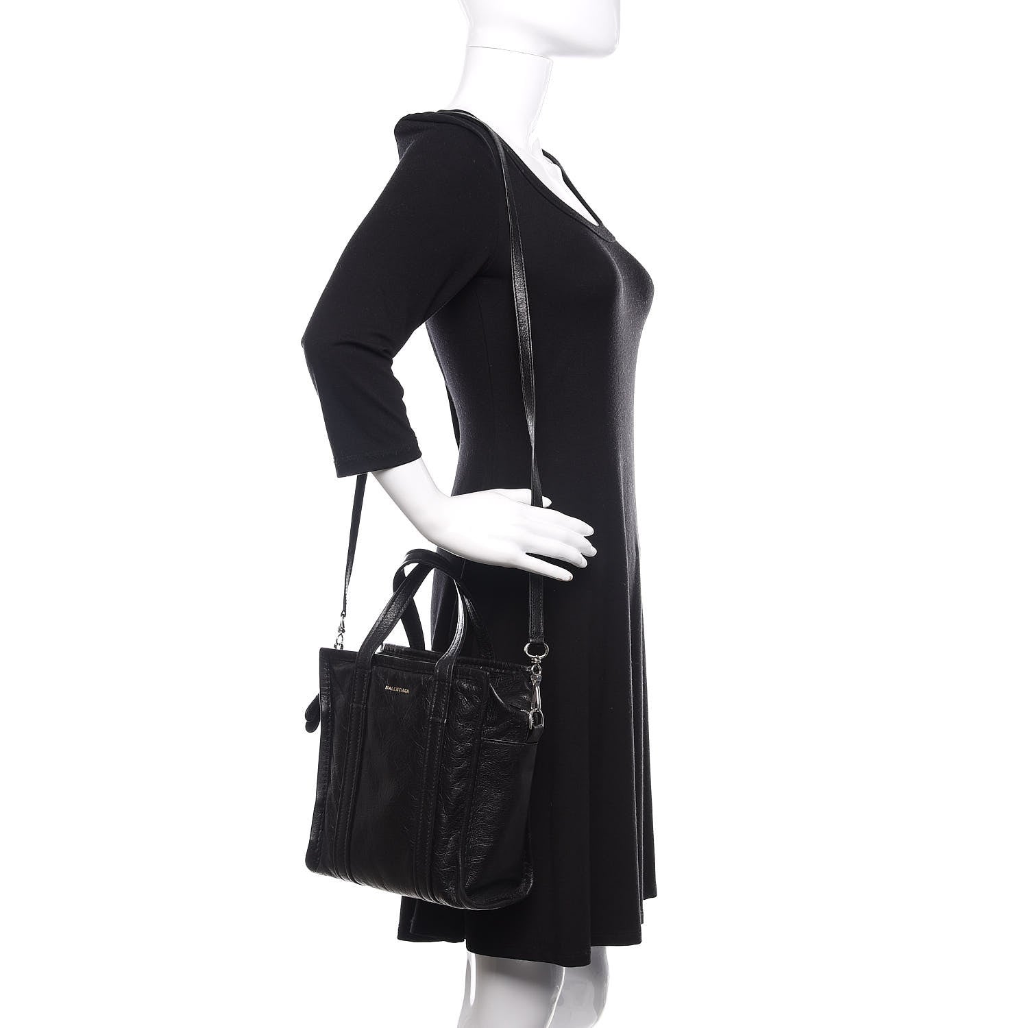 Balenciaga Agneau XS Bazar Shopper Tote Black 2 of 11