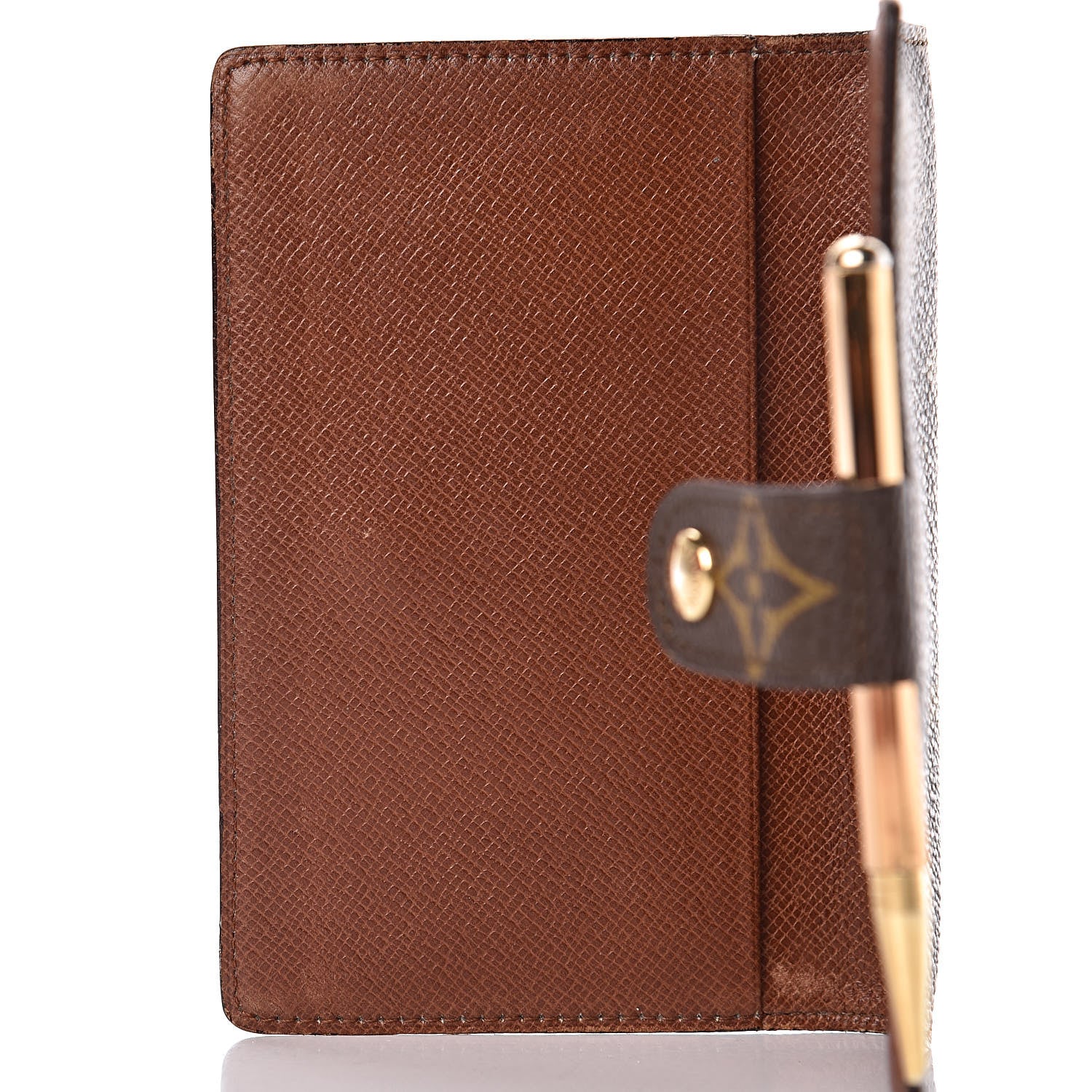 Louis Vuitton Monogram Mini Agenda Cover w Pencil 7 of 8