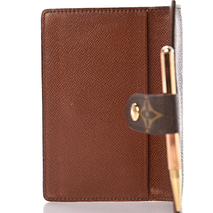Louis Vuitton Monogram Mini Agenda Cover w Pencil 7 of 8