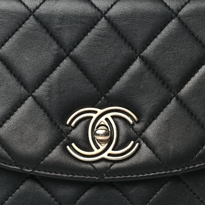 Chanel Lambskin Quilted Large Trendy Spirit Top Handle Bag Black 8 of 11