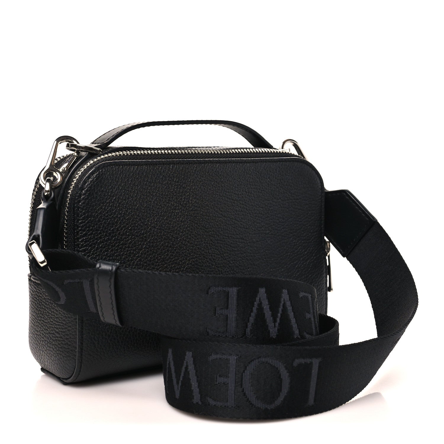 Loewe Soft Grained Calfskin Mini Camera Bag Black 3 of 10