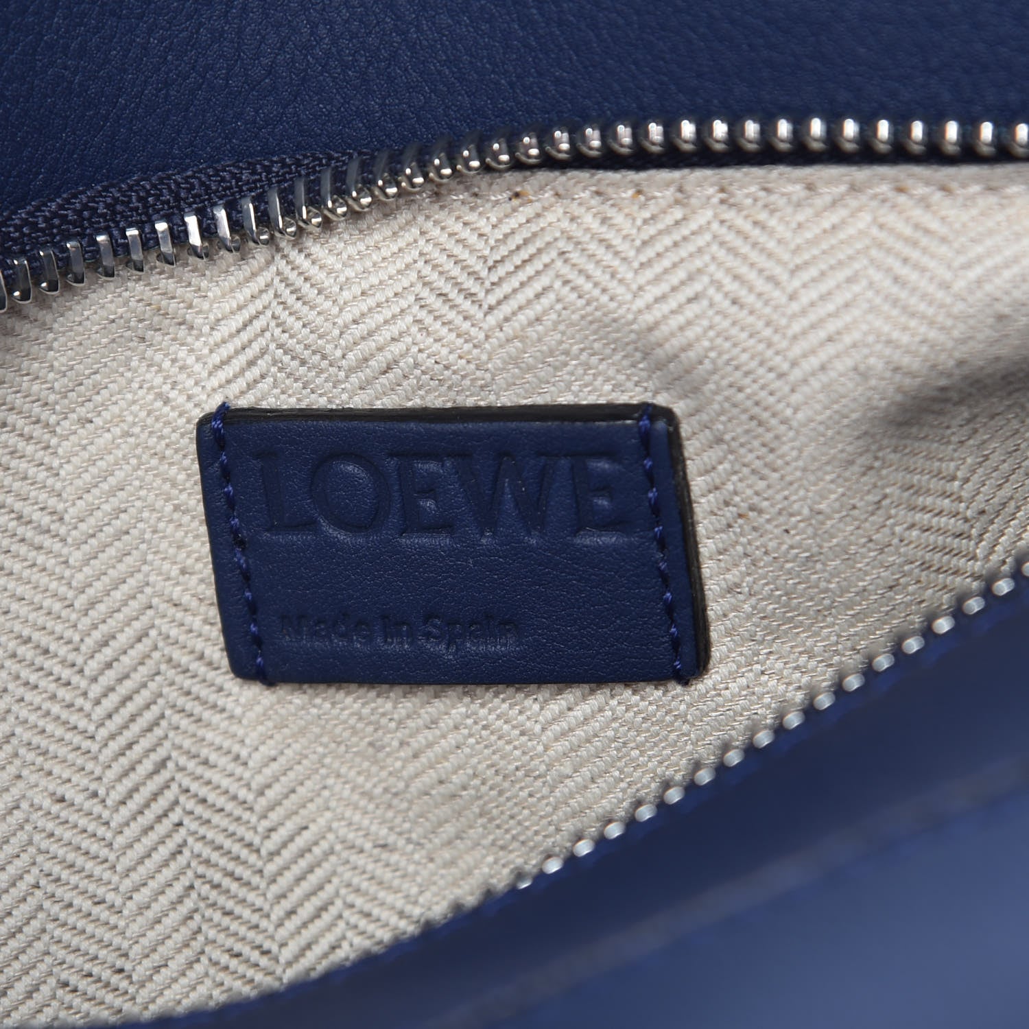 Loewe Calfskin Small Puzzle Bag Marine 6 of 7