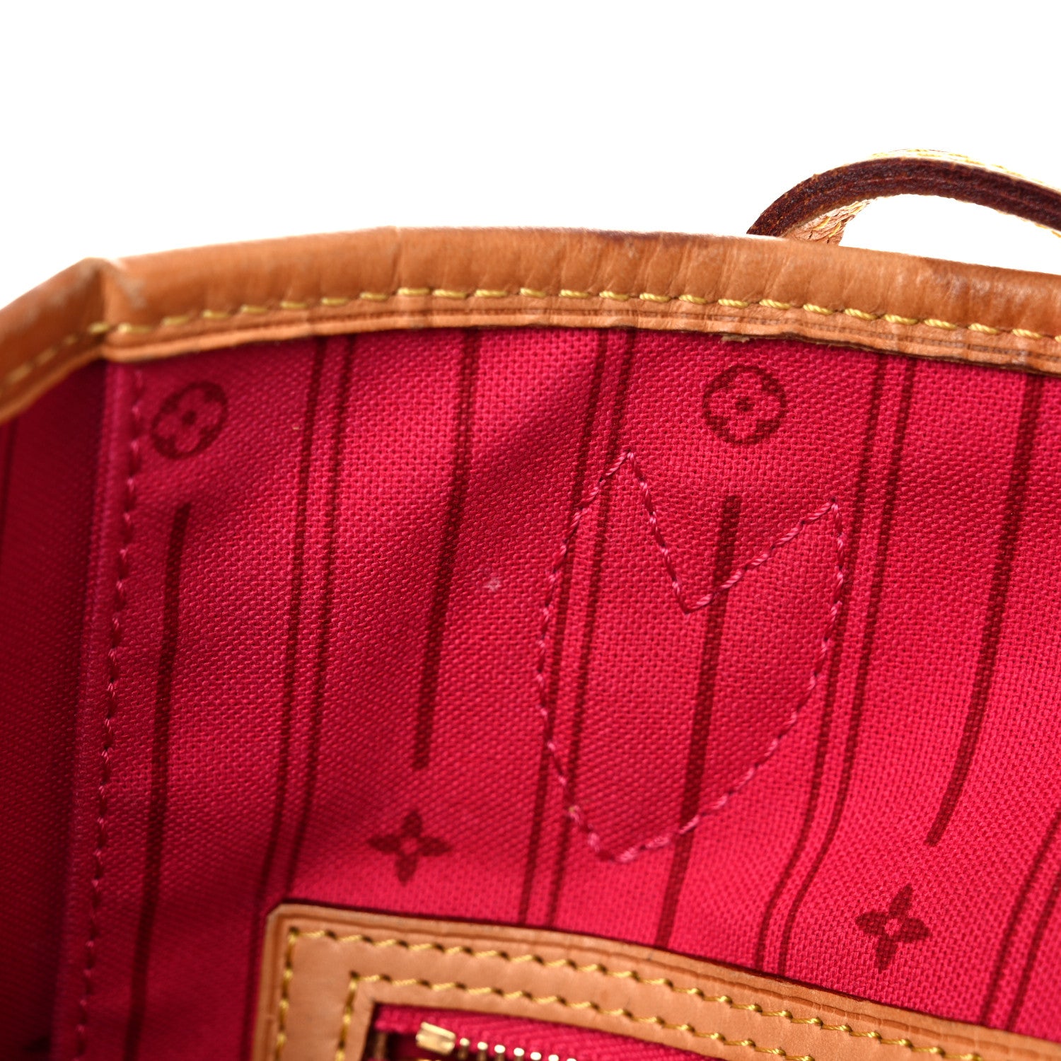Louis Vuitton Monogram My LV Heritage Neverfull MM Fuchsia White 11 of 24