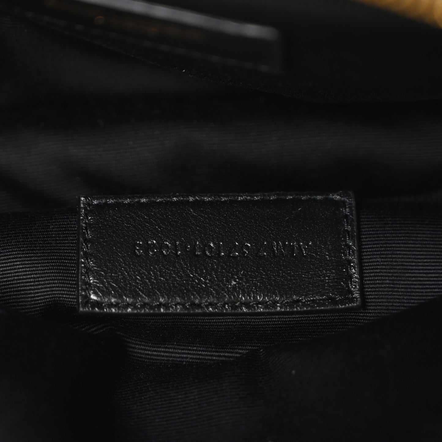Lambskin Calypso Cosmetic Case Black