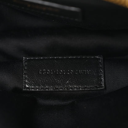 Saint Laurent Lambskin Calypso Cosmetic Case Black 7 of 10