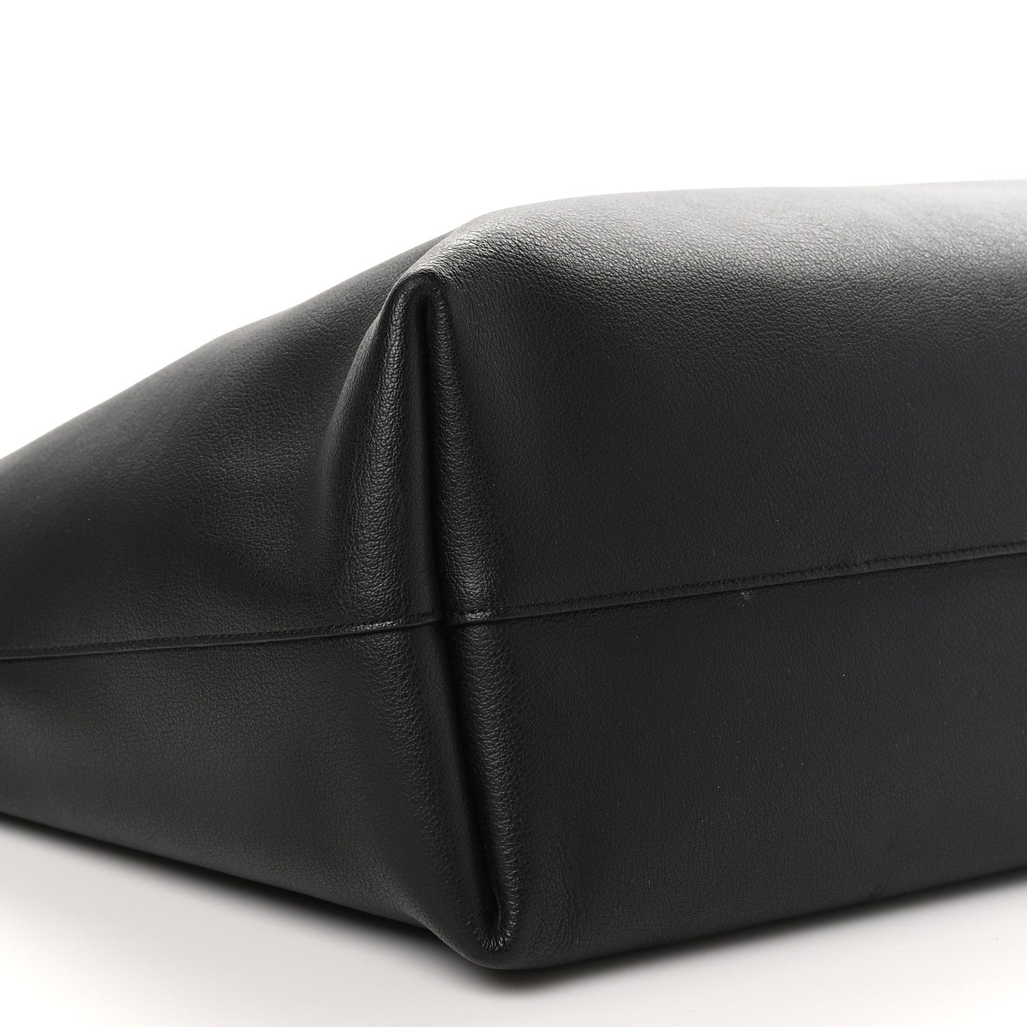 Saint Laurent Calfskin Large Shopping Tote Black 10 of 13