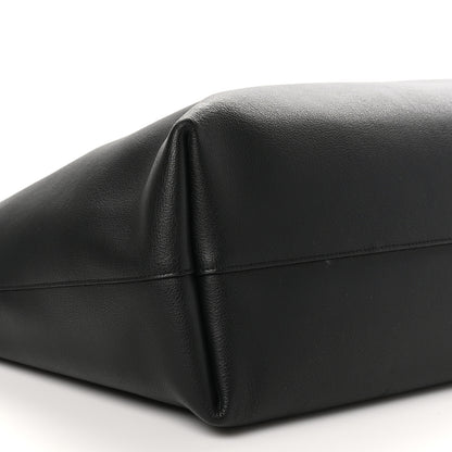 Saint Laurent Calfskin Large Shopping Tote Black 10 of 13