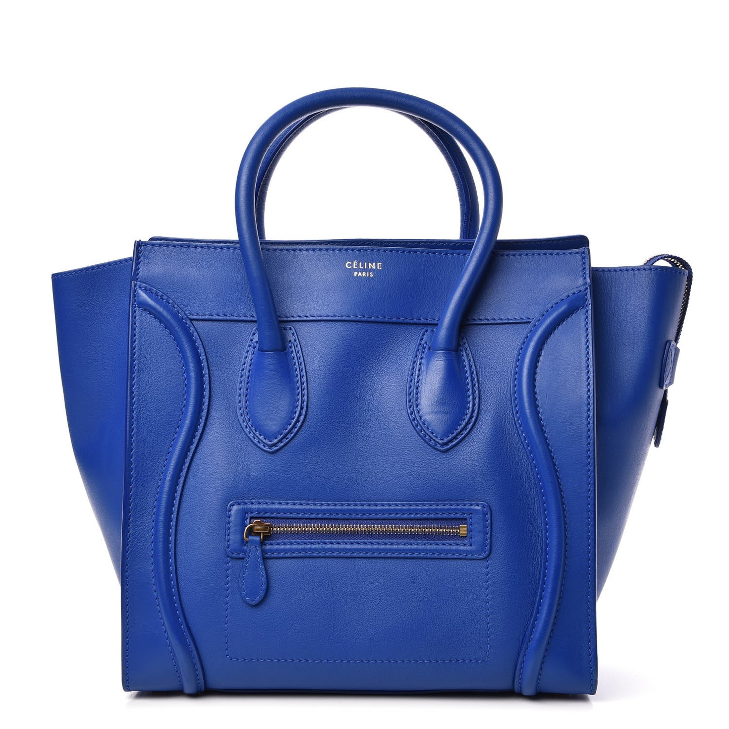 Smooth Calfskin Mini Luggage Royal Blue