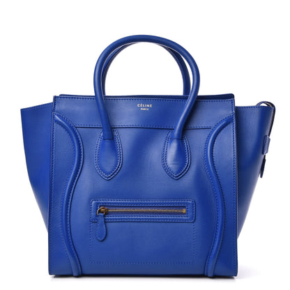 Celine Smooth Calfskin Mini Luggage Royal Blue 1 of 9