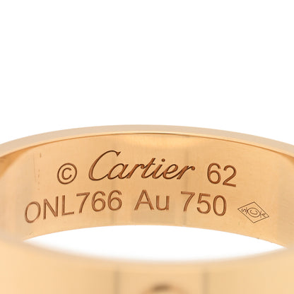 Cartier 18K Yellow Gold 5.5mm LOVE Ring 62 10 4 of 5