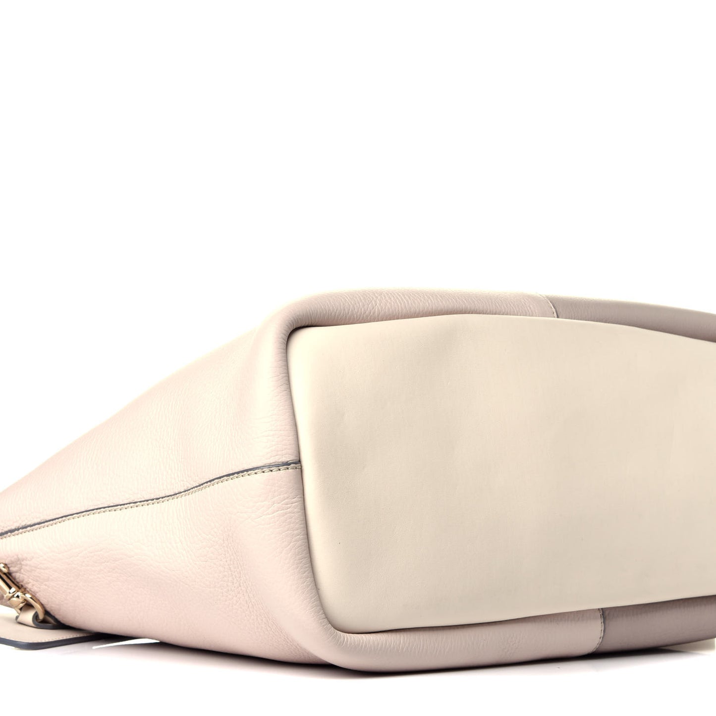 Grained Calfskin Large Two Tone Baylee Tote