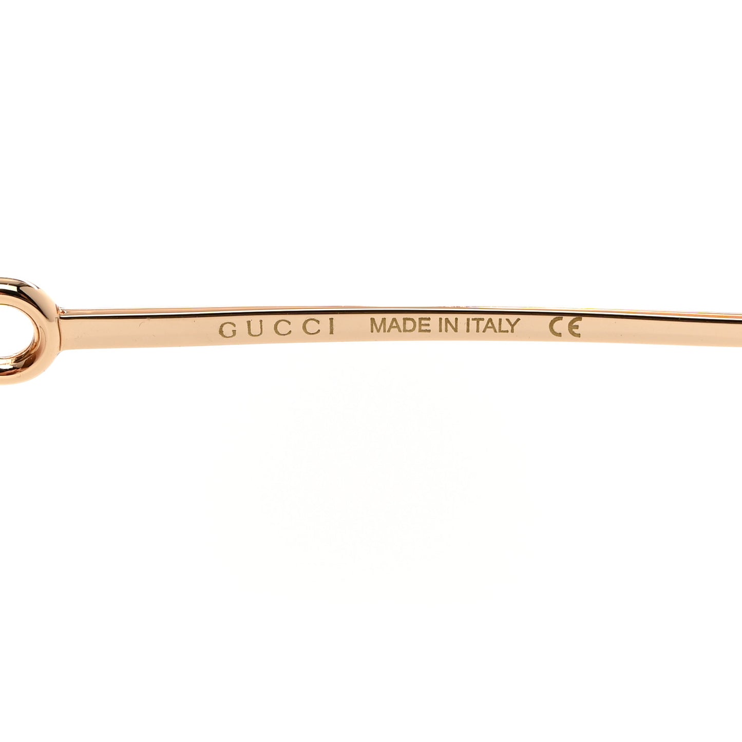 Metal Horsebit Square Sunglasses GG0882SA Gold