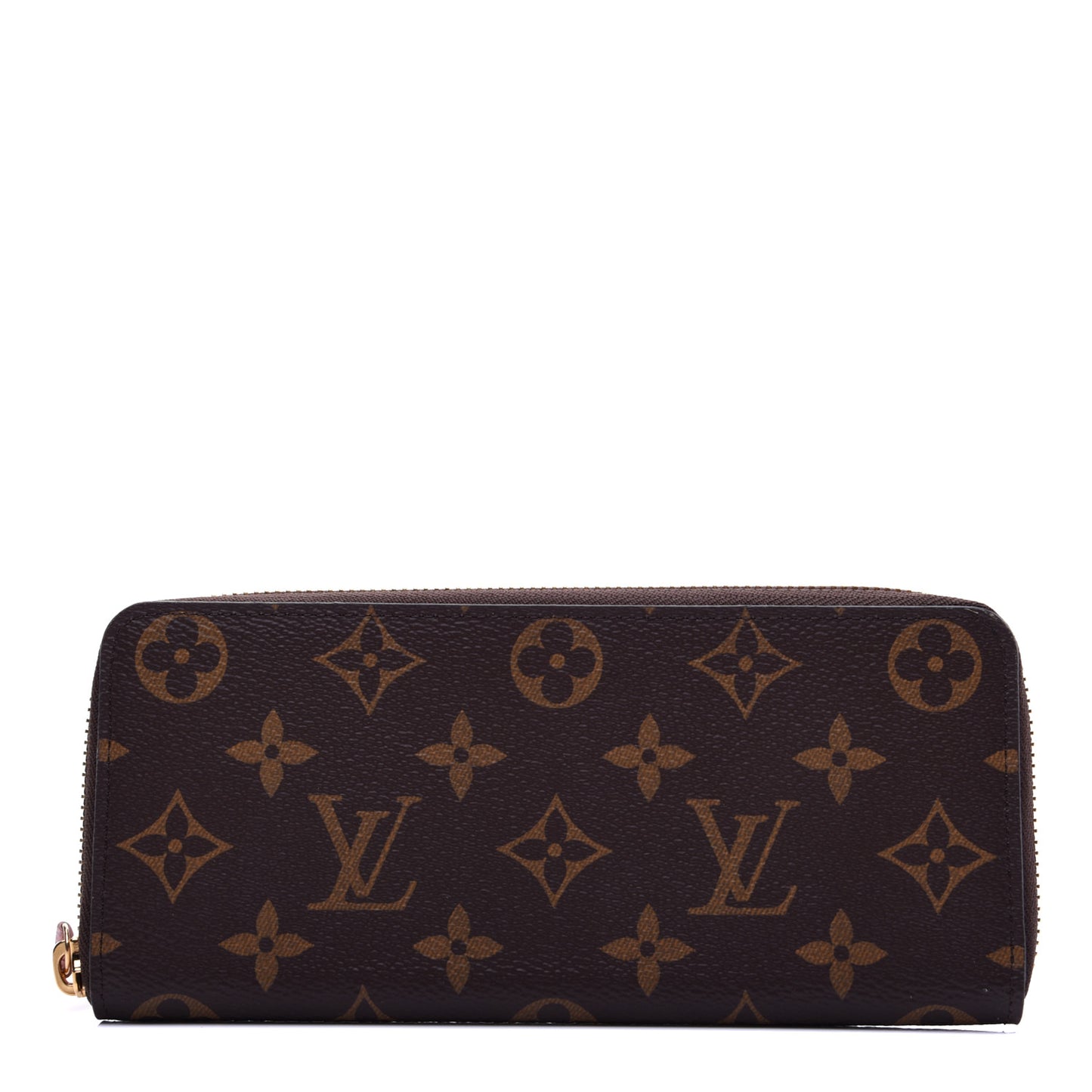 Monogram Clemence Wallet Rose Ballerine