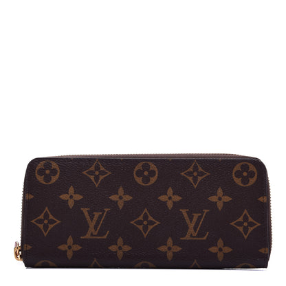 Louis Vuitton Monogram Clemence Wallet Rose Ballerine 1 of 9