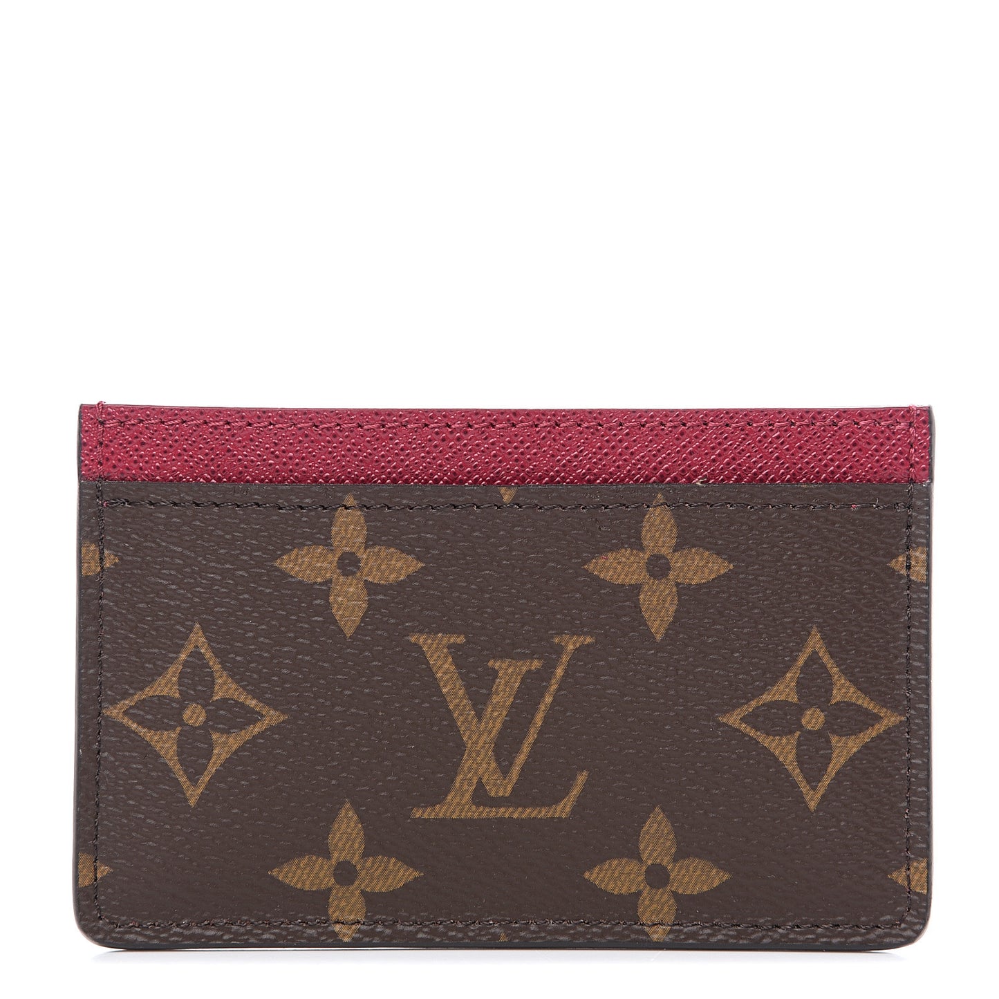 Monogram Card Holder Fuchsia