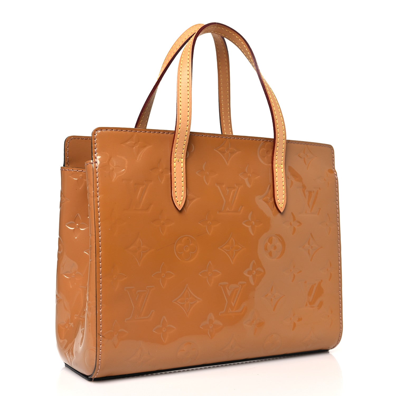 Louis Vuitton Vernis Catalina BB Rose Velours 3 of 11