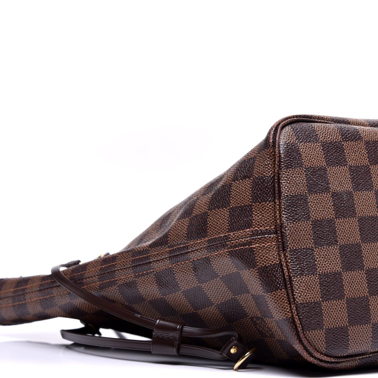 Louis Vuitton Damier Ebene Neo Neverfull MM Rose Ballerine 7 of 8