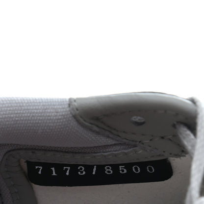 Christian Dior X Nike Air Jordan Calfskin Mens Oblique Low Sneakers 38.5 Beige White 7 of 11