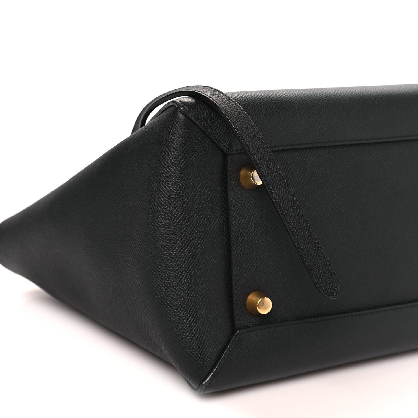Grained Calfskin Mini Belt Bag Black
