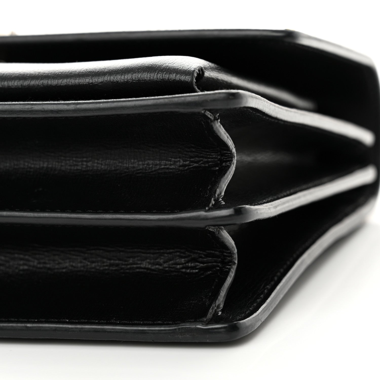 Saint Laurent Calfskin Medium Monogram Sunset Black 10 of 14