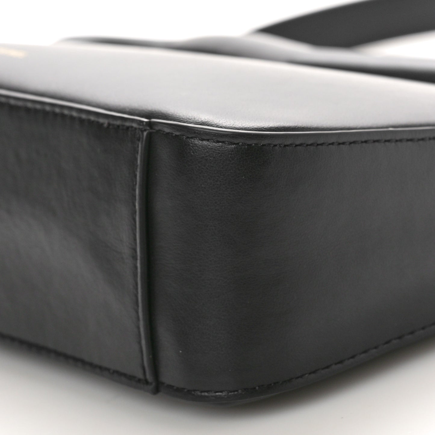 MANSUR GAVRIEL Smooth Calfskin Mini M Frame Bag Black