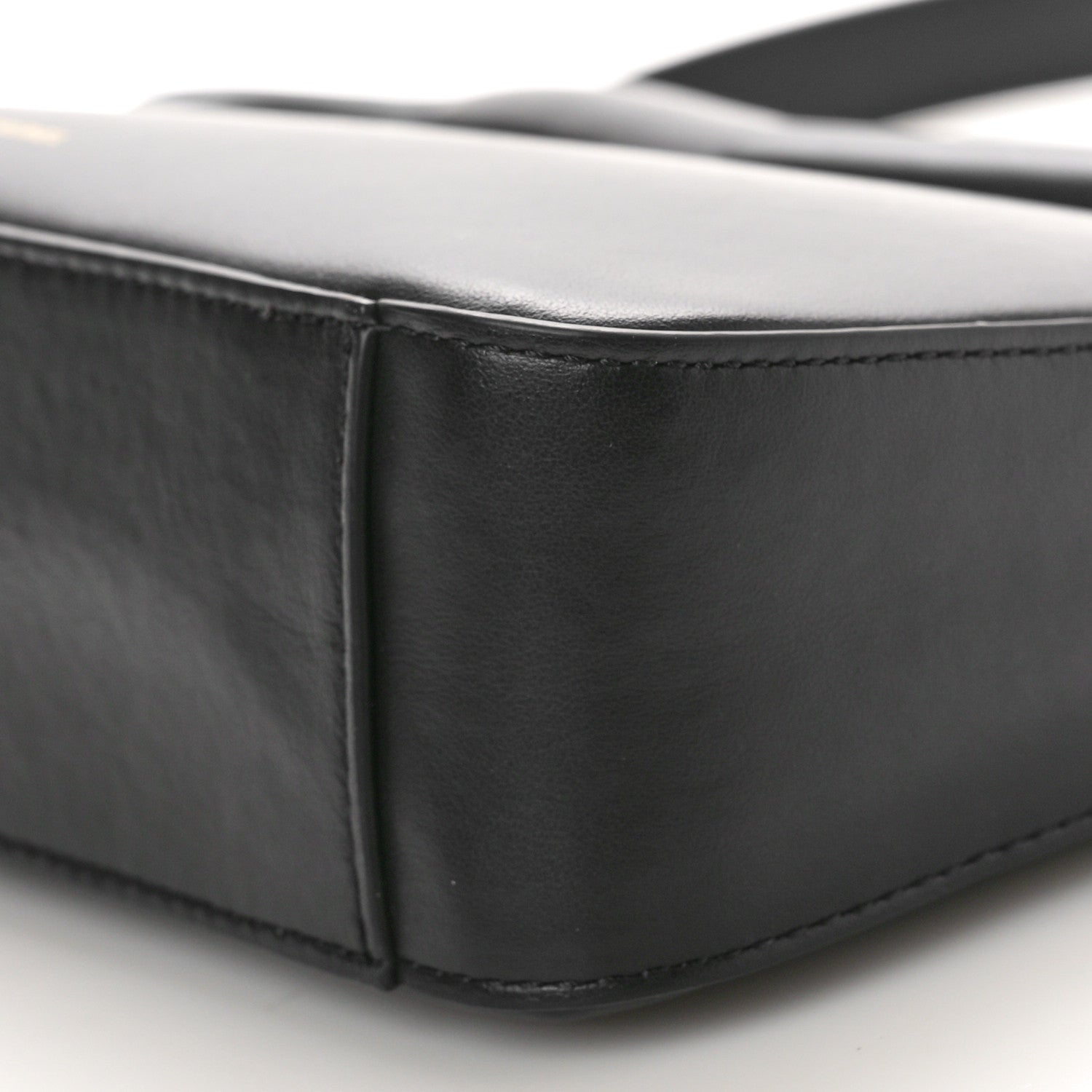 Mansur Gavriel MANSUR GAVRIEL Smooth Calfskin Mini M Frame Bag Black 9 of 9