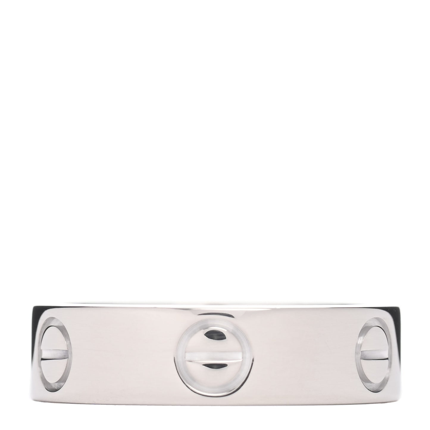 18K White Gold 5.5mm LOVE Ring 56 7.5