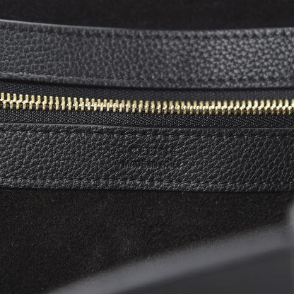 Celine Soft Grained Calfskin Small Belt Cabas Phantom Black 6 of 9