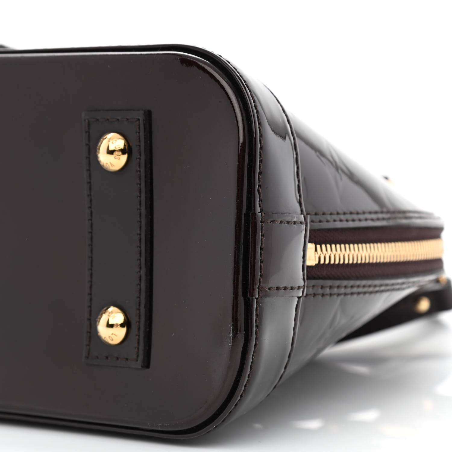 Louis Vuitton Vernis Alma BB Amarante 10 of 10