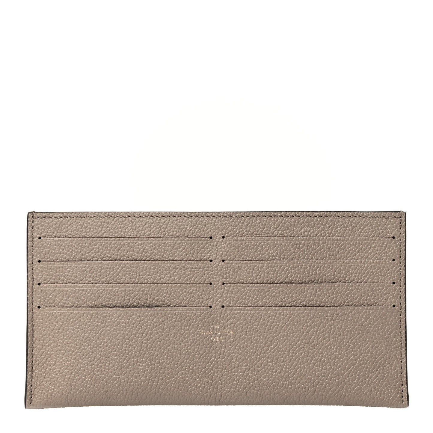 Calfskin Felicie Chain Wallet Card Holder Insert Tourterelle