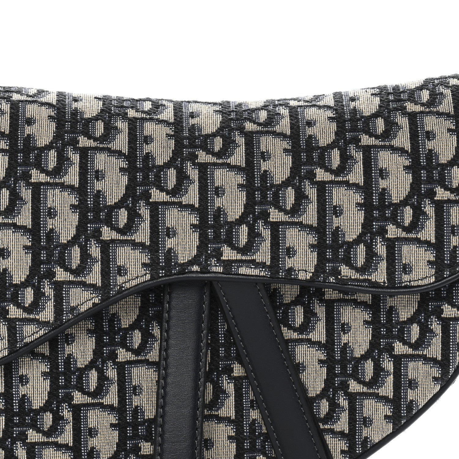 Christian Dior Oblique Saddle Bag Blue 8 of 10
