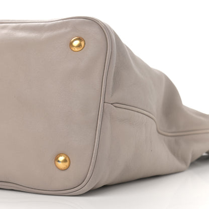 Prada Soft Calf Shopping Tote Argilla 11 of 13