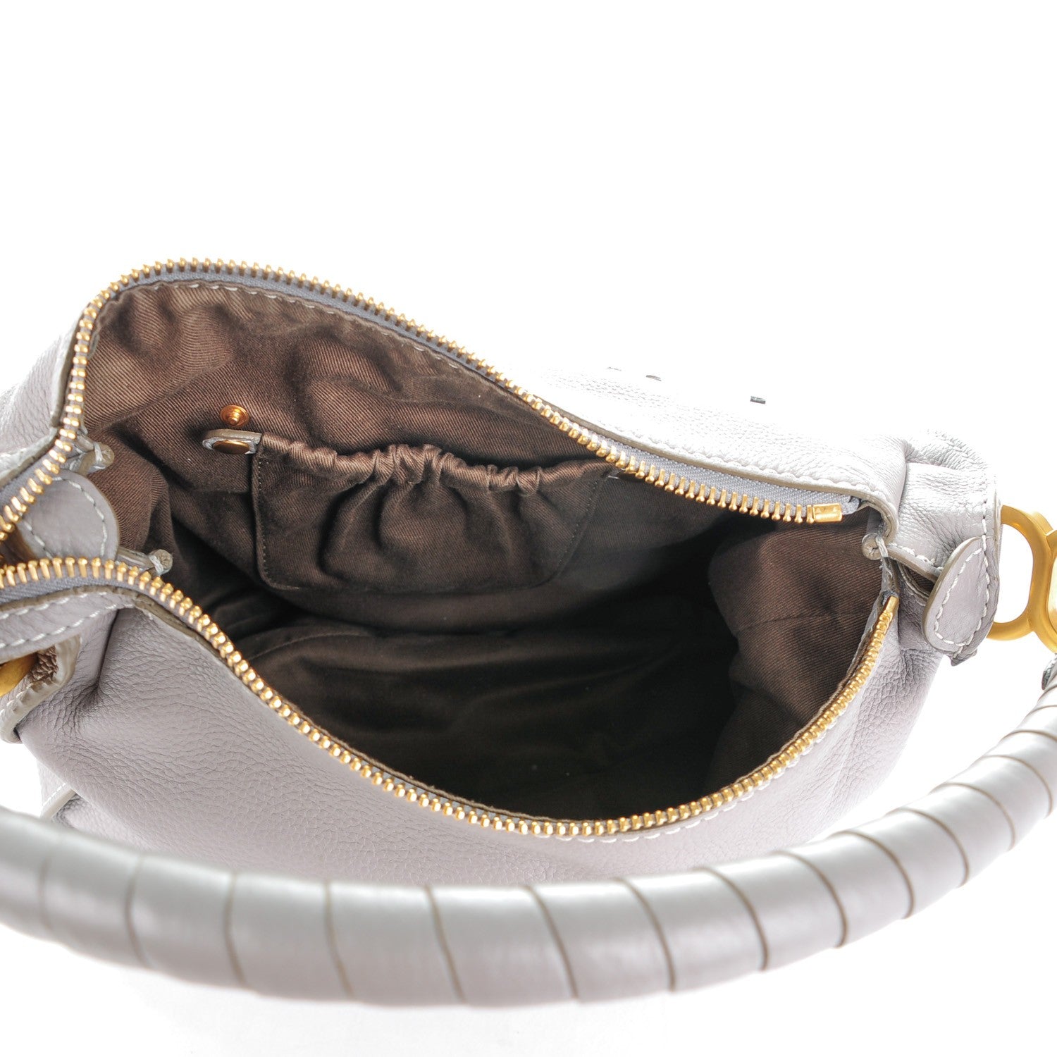 Chloe Calfskin Medium Marcie Hobo Cashmere Grey 5 of 8