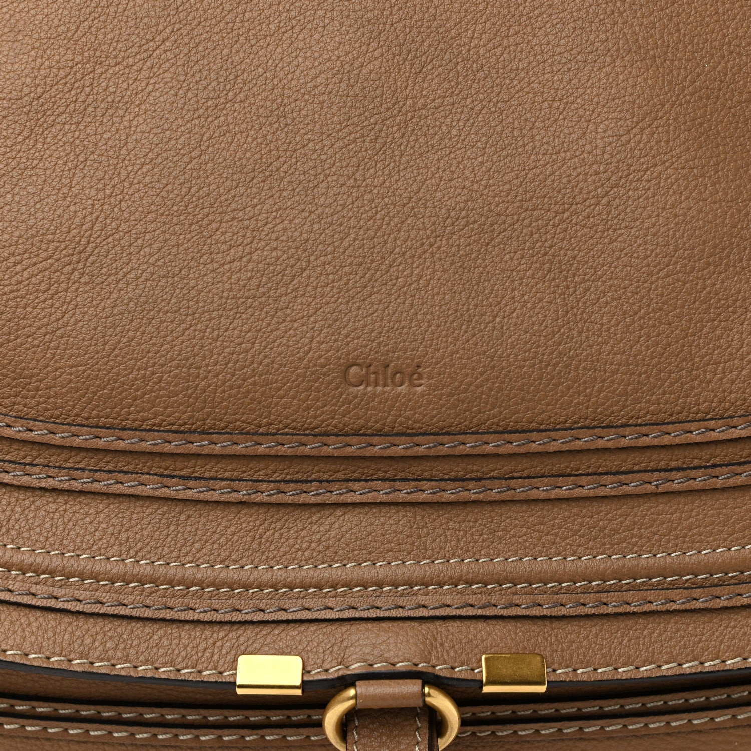 Chloe Calfskin Large Marcie Satchel Nut 7 of 9