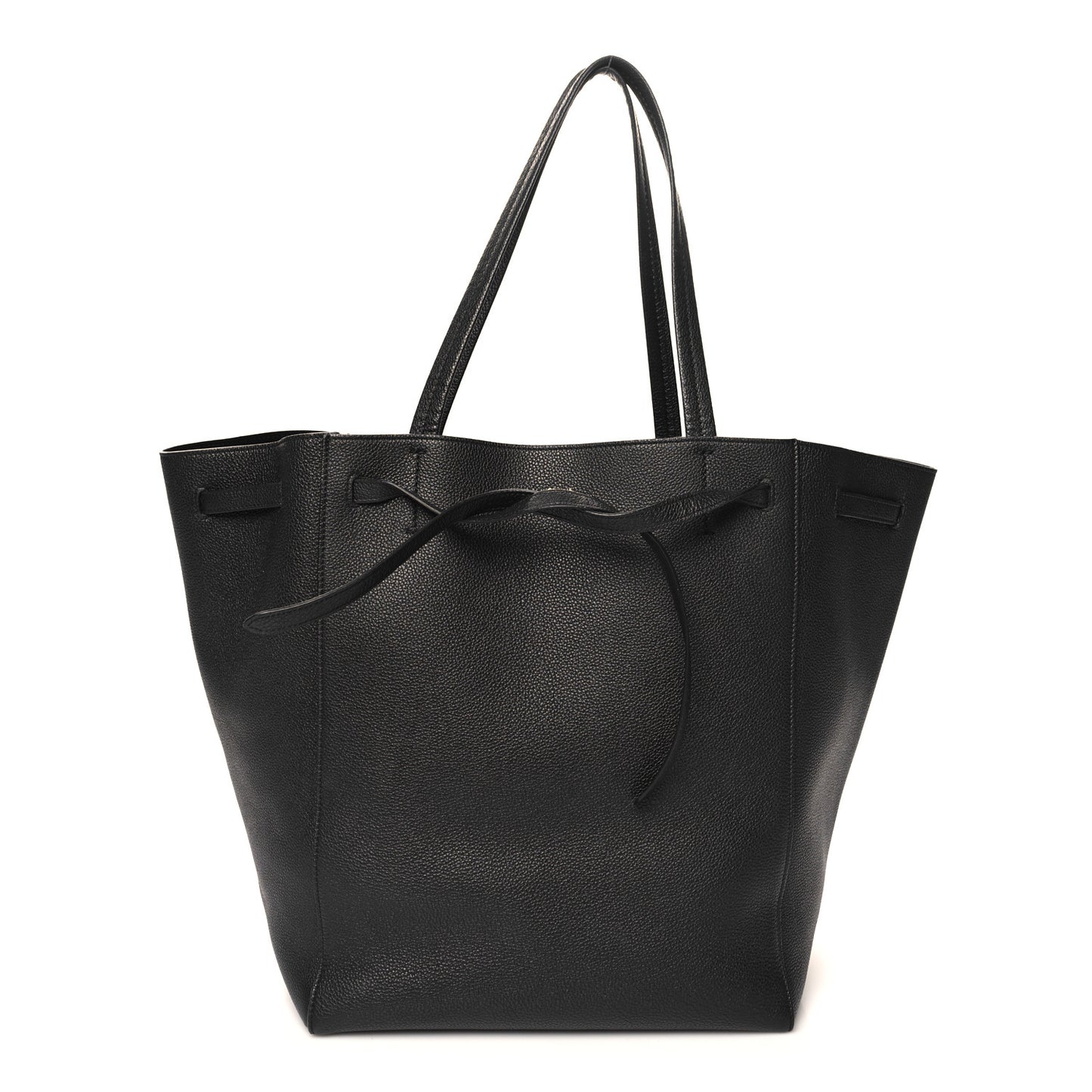 Soft Grained Calfskin Medium Belt Cabas Phantom Black