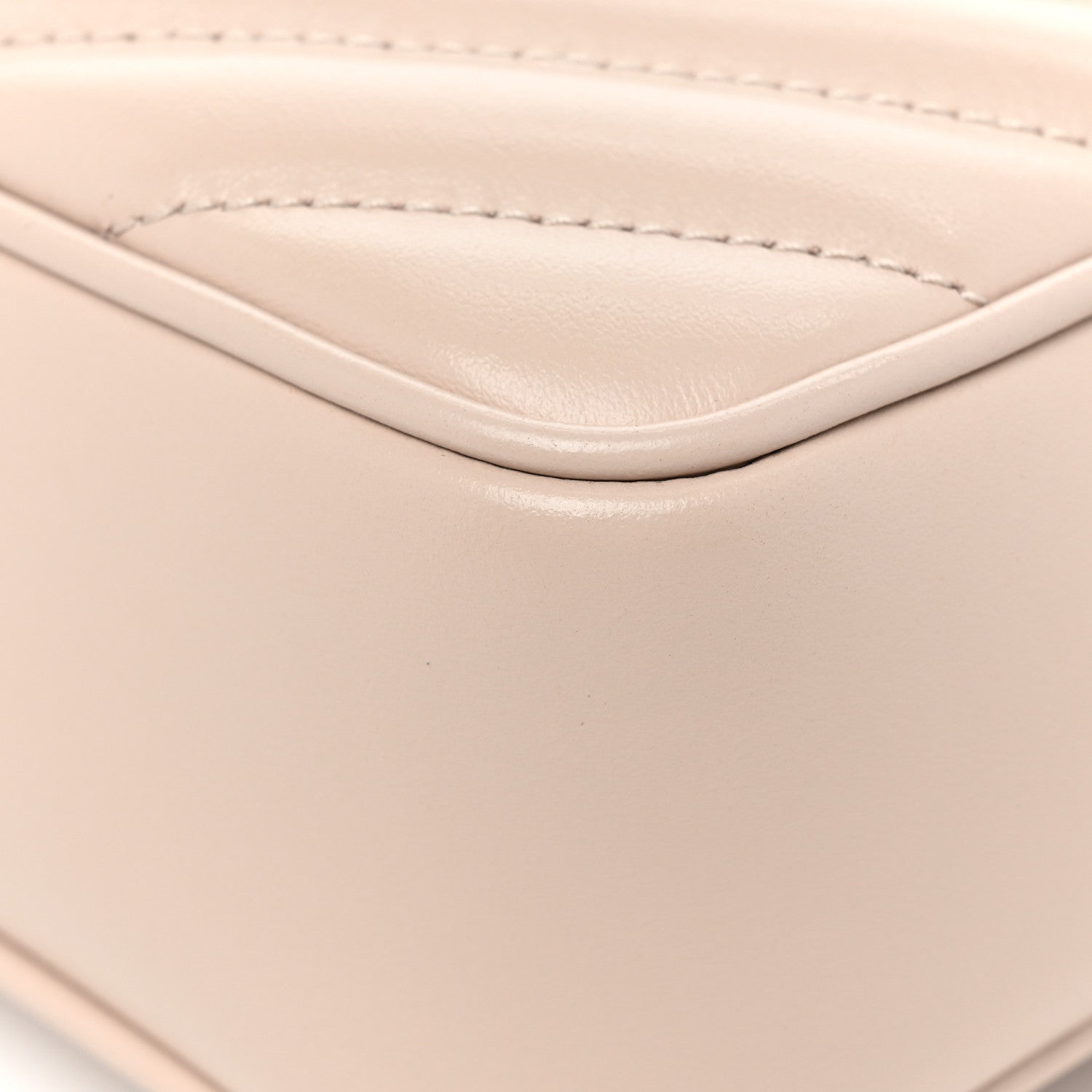 Saint Laurent Calfskin Matelasse Monogram Lou Camera Bag Marble Pink 13 of 15